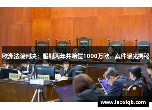 欧洲法院判决：服刑两年并赔偿1000万欧，案件曝光揭秘